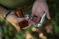 Uncle Henry LB5CP Smokey II 2.8" Clip Point Plain Lockback Folding Knife — view 3
