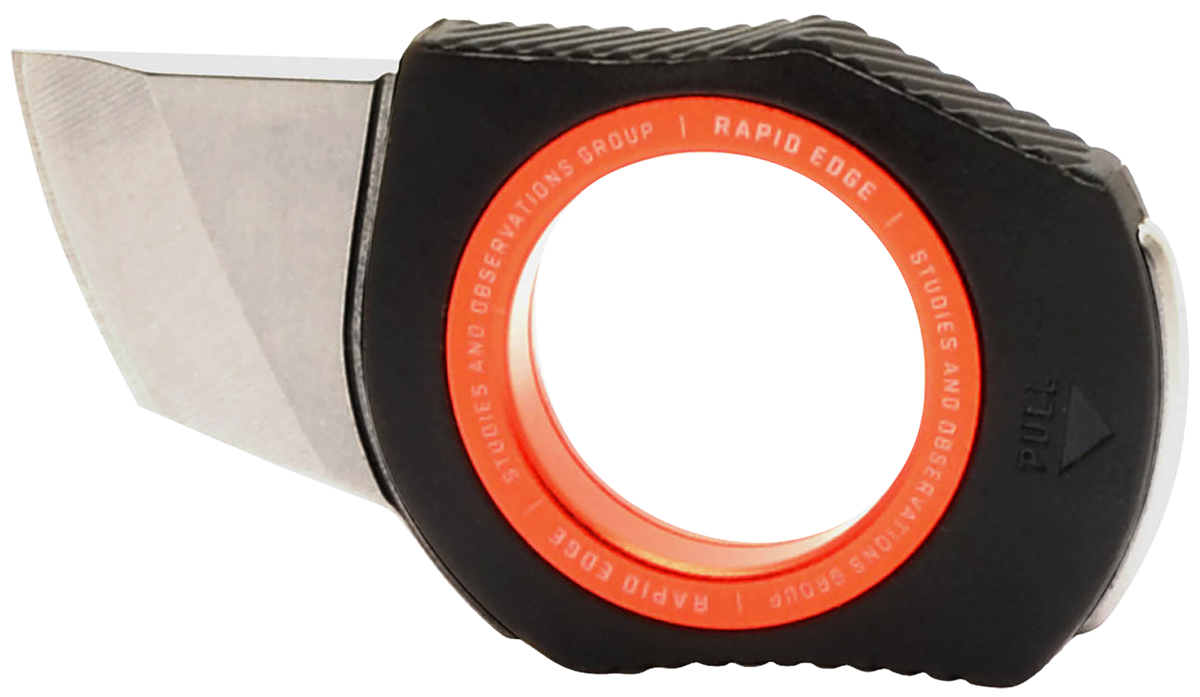 S.O.G Rapid Rescue Black/Red Multi-Tool - Stainless Steel Seatbelt Cutter & Glass Breaker — view 3