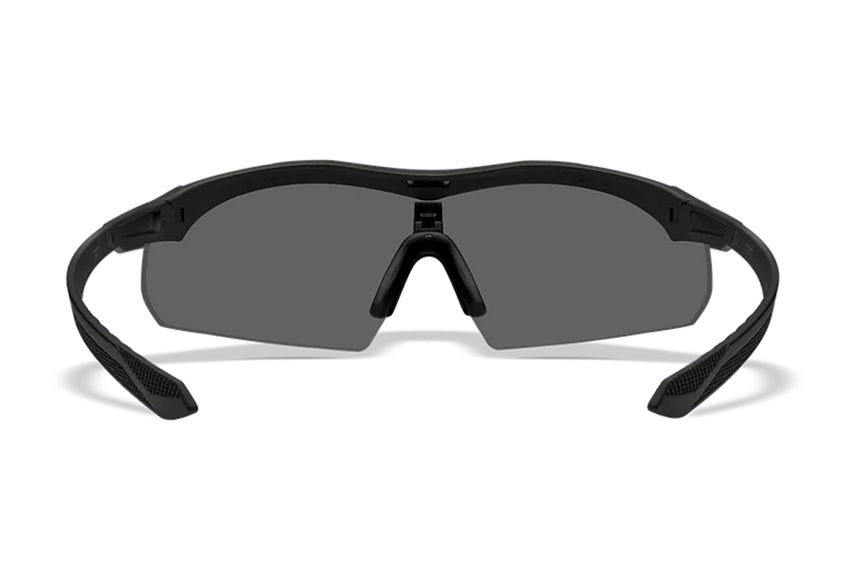 Wiley X Vapor 3552 Safety Glasses Matte Black Smoke Gray/Clear/Light Rust — view 3
