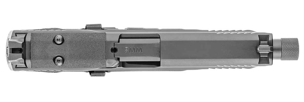Smith & Wesson M&P M2.0 9mm Luger 4.63" 1/2x28 Threaded Barrel - Black Armornite — view 3