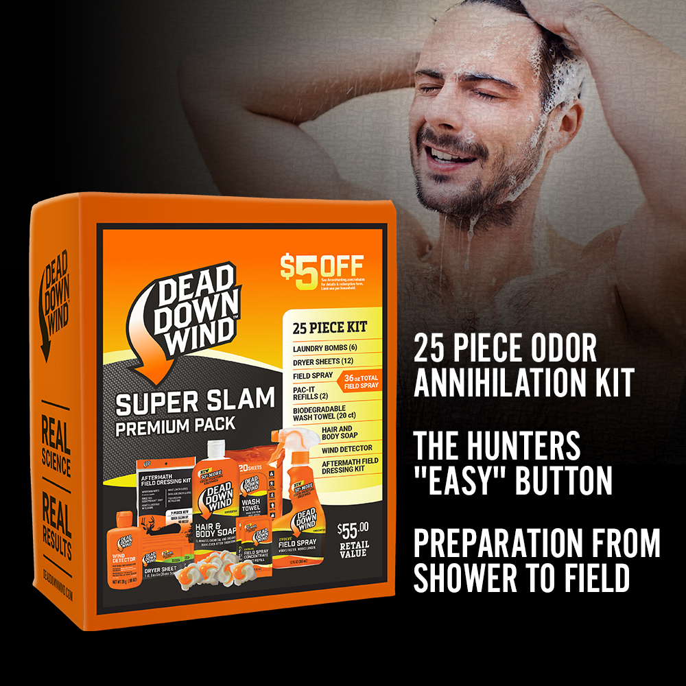 Dead Down Wind Super Slam 25-Piece Odor Eliminator Kit Unscented — view 3