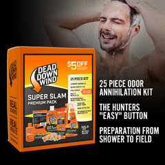 Dead Down Wind Super Slam 25-Piece Odor Eliminator Kit Unscented — view 3