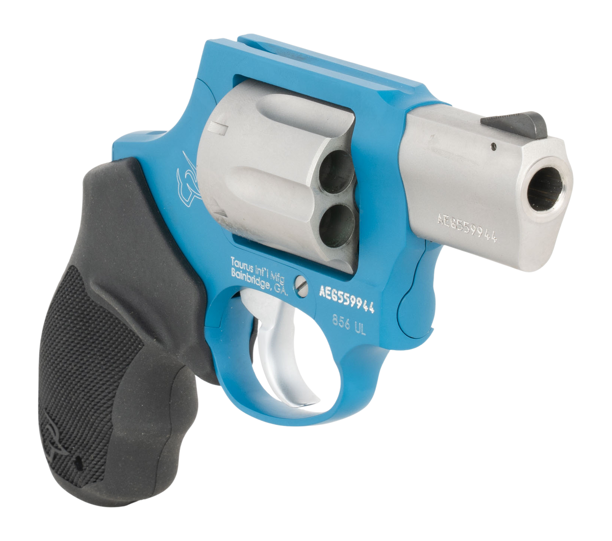 Taurus 856 Ultra-Lite 38 Special +P 2" 6-Shot DA/SA Revolver - Sky Blue Cerakote — view 3