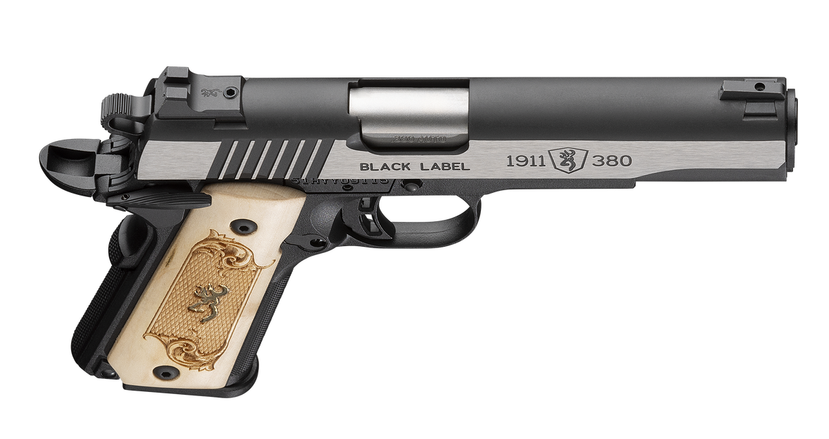 Browning 1911-380 Black Label Medallion Full Size 380 ACP 4.25" 8+1 Semi-Auto Pistol — view 3