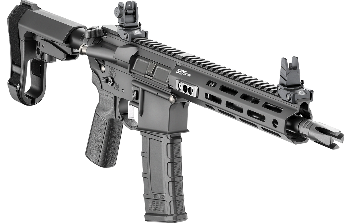 Springfield Armory SAINT Victor 300 Blackout 9.5" 30+1 Semi-Auto AR-15 Pistol - SBA3 Brace — view 3