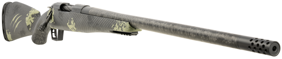 Fierce Firearms Carbon Rogue 300 Win Mag 22" 3+1 Bolt-Action Rifle - Black Cerakote / Forest Camo — view 3