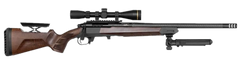 WOOX Superleggera Precision Stock Walnut Carbon Reinforced Nylon/Wood Fits Remington 700 M5 DBM Short Action - 31" OAL — view 3