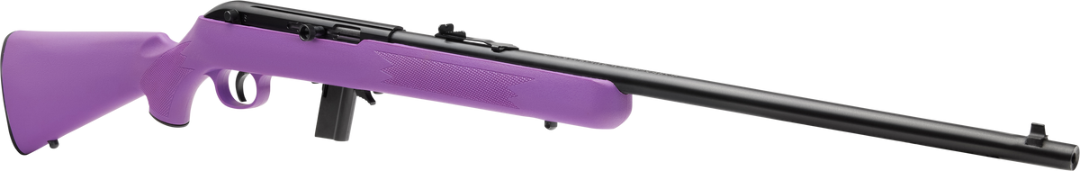 Savage 64 F 22 LR 21" 10+1 Semi-Auto Rifle - Purple Synthetic Stock — view 3