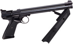 Crosman P1377 American Classic .177 1rd Bolt Action Pump Air Pistol - Black Polymer Grips — view 3