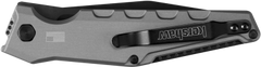 Kershaw Launch 7 3.75" Automatic Folding Clip Point Plain Black DLC CPM-154 - Gray Aluminum — view 3
