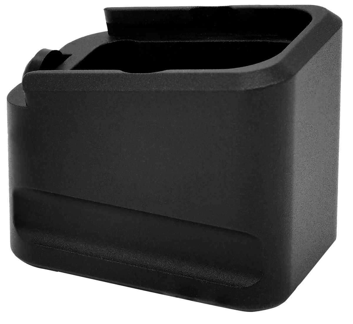 Warne 3126 Magazine Extension Glock 19/23 6061-T6 Aluminum Black - +5rd 9mm Luger / +4rd .40 S&W — view 3