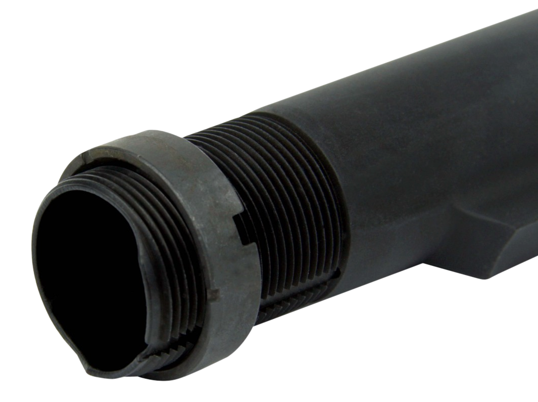 TacFire MAR039 Castle Nut Black Steel for AR-15 Buffer Tube — view 3