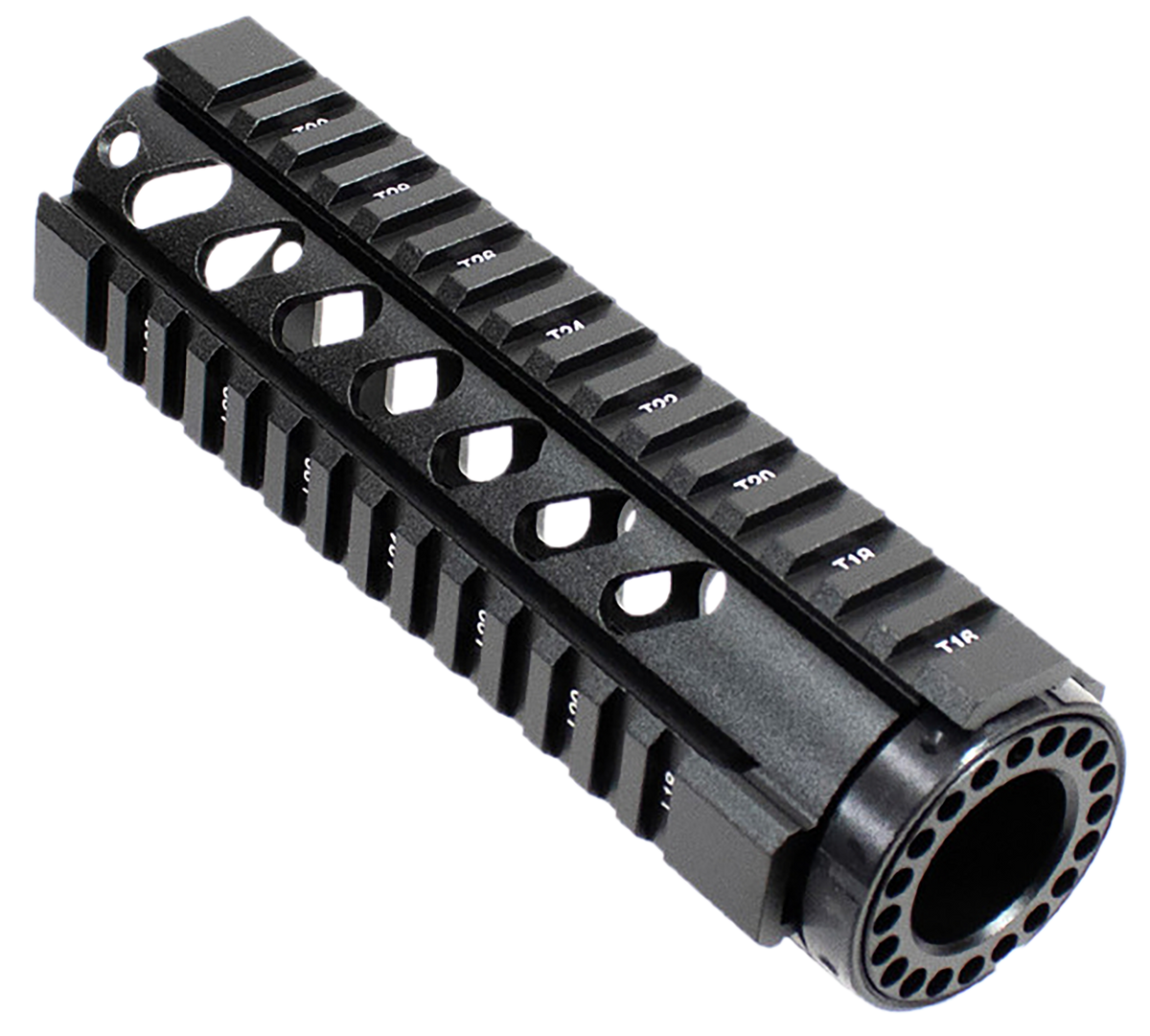 Aim Sports MT060 AR-15 7" Carbine Length Free Float Quad Rail Handguard - Black Anodized Aluminum — view 3