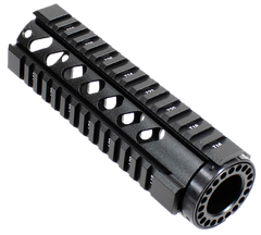Aim Sports MT060 AR-15 7" Carbine Length Free Float Quad Rail Handguard - Black Anodized Aluminum — view 3