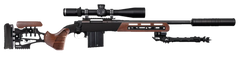 WOOX Furiosa Chassis Walnut Aluminum/Wood Fits Tikka T3/T3x Bolt Action 31" OAL — view 3