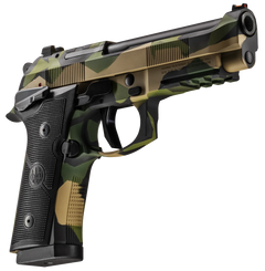 Beretta 92XI SAO 9mm Luger 4.7" 15+1 Semi-Auto Pistol - Splinter Camo Cerakote — view 3