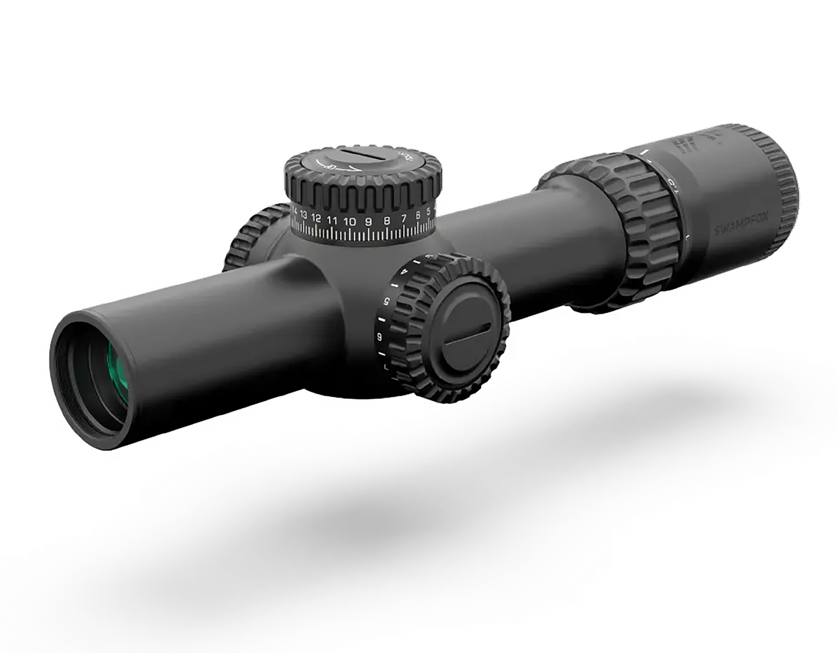Swampfox Optics Warhorse 1-6x24mm FFP LPVO Green Dragoon MIL Reticle — view 3