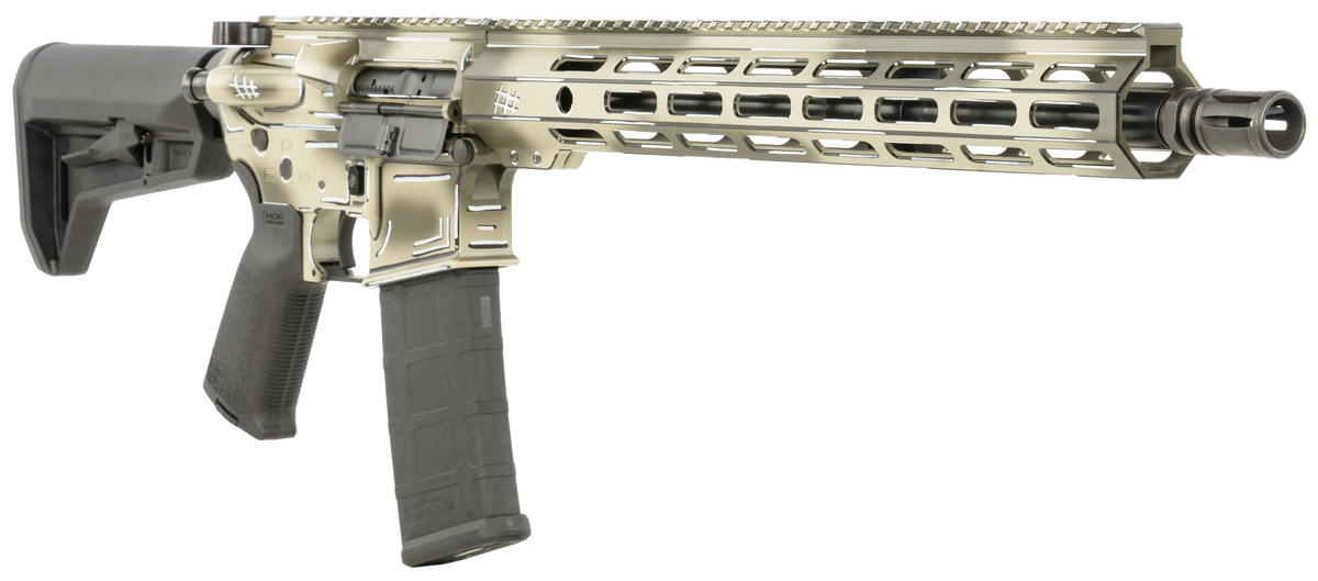 Shark Coast Tactical Anime-15 5.56 NATO 16" 30+1 Semi-Auto AR-15 Rifle - OD Green Anime — view 3