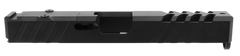 TacFire Replacement Slide 9mm Luger Graphite Black Cerakote Optics Cut Slide Ports - Glock 17 Gen3 — view 3