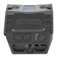 Holosun AEMS-EVO 1x 1.26"x0.98" 2 MOA Red Dot/65 MOA Circle Multi-Reticle Enclosed Reflex Sight - Black Anodized — view 3
