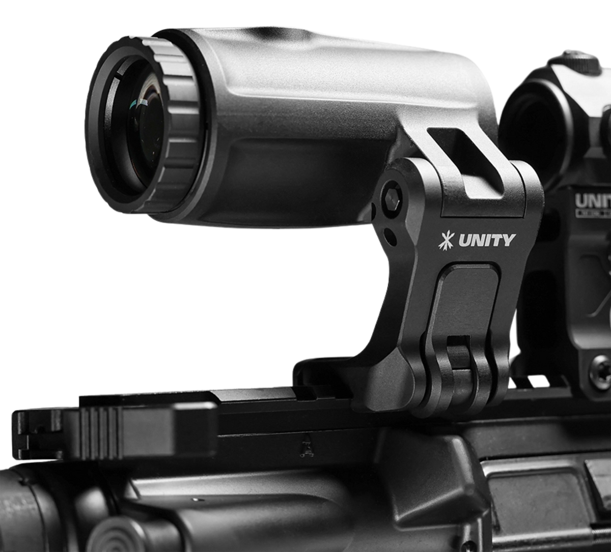 Unity Tactical FAST FTC 4X Magnifier 2.26" Optical Centerline - Black Anodized — view 3