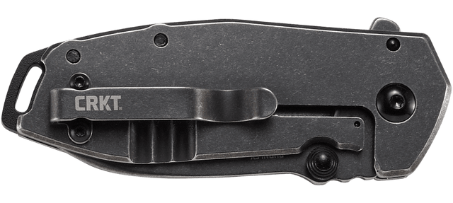 Columbia River CRKT 2493C Squid Assisted 2.37" 8Cr14MoV Black Stonewashed Folding Knife — view 3
