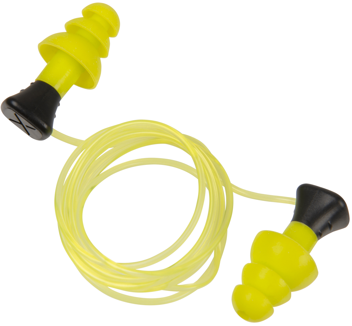 Allen 4118 ULTRX Tethered Silicone Ear Plugs 26 dB NRR Yellow 3 Pair — view 3