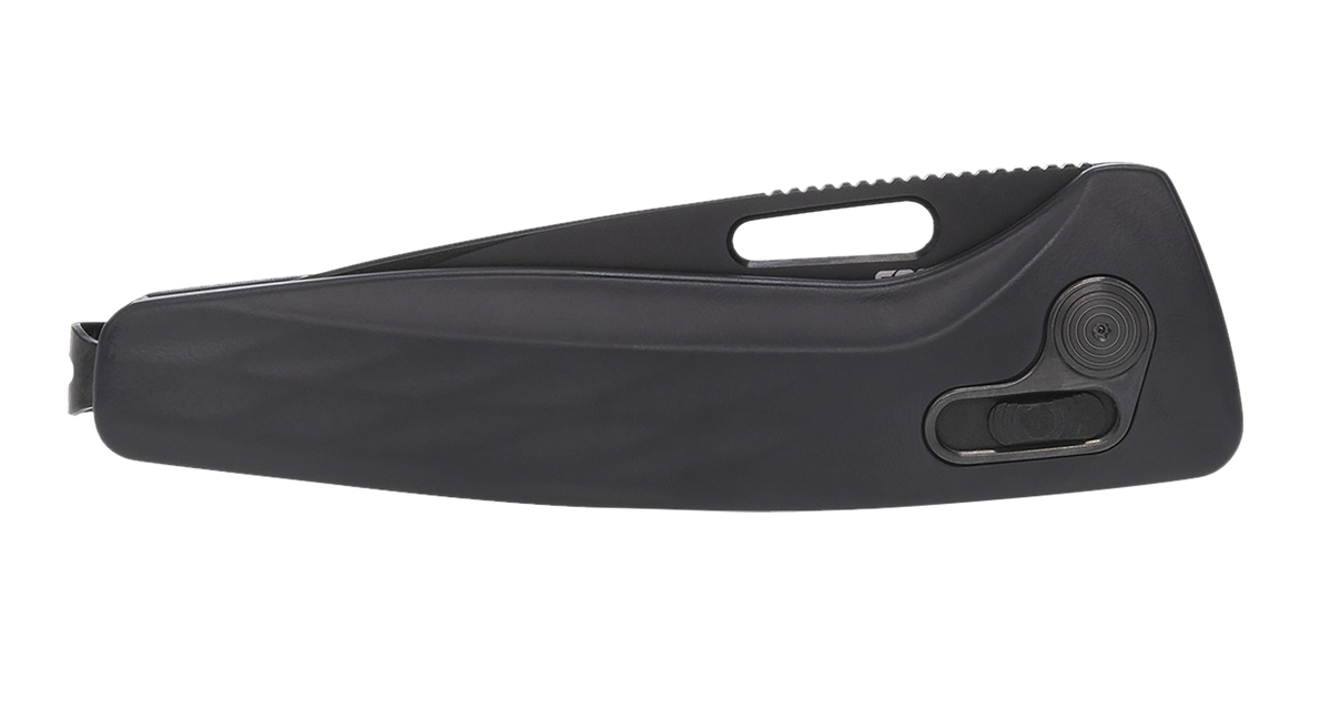 SOG One-Zero XR 3.10" Folding Plain S35VN Black Aluminum Knife — view 3