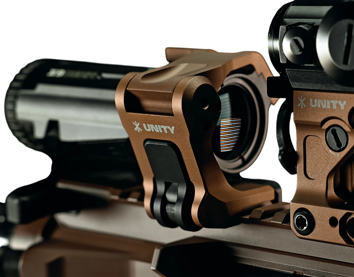 Unity Tactical FAST FTC Omni 2.26" Optical Centerline FDE Aluminum Magnifier Mount — view 3