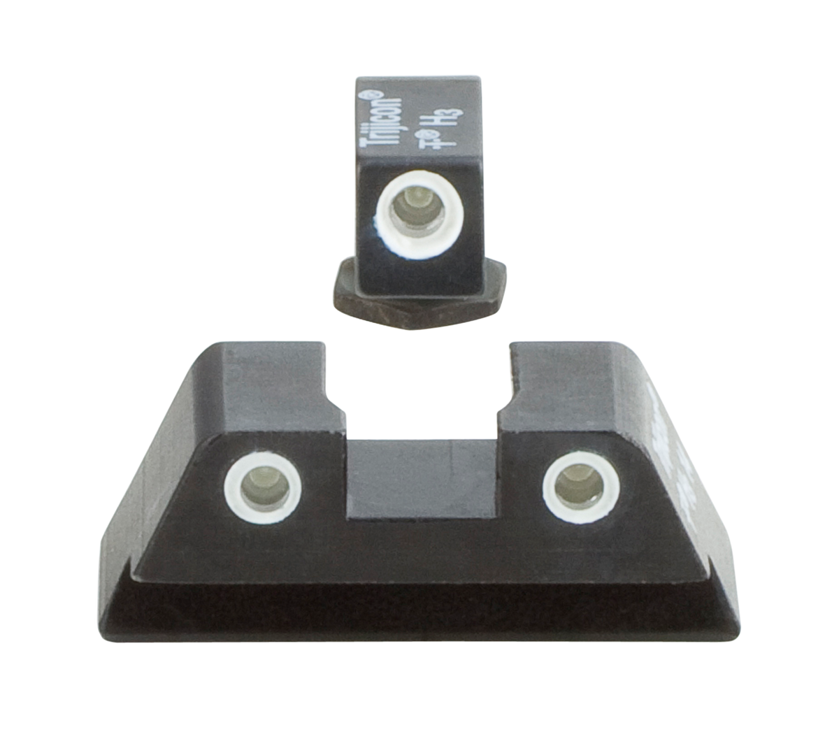 Trijicon Bright & Tough Night Sights Green Tritium White Outline - Glock 42/43/43X/48 Set — view 3