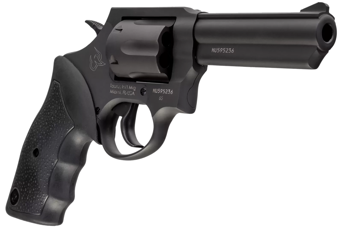 Taurus 65 Medium 357 Mag/38 Special +P 4" 6-Shot DA/SA Revolver - Matte Black Oxide — view 3