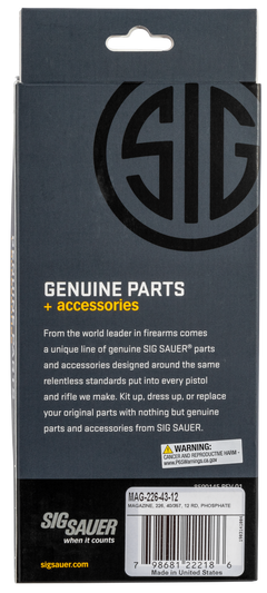 Sig Sauer P226 .40 S&W / .357 SIG 12rd Blued Steel Magazine — view 3