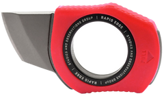 S.O.G Rapid Rescue Fixed Blade 3Cr13 Stonewashed Seatbelt Cutter - Rescue Red GRN Handle — view 3