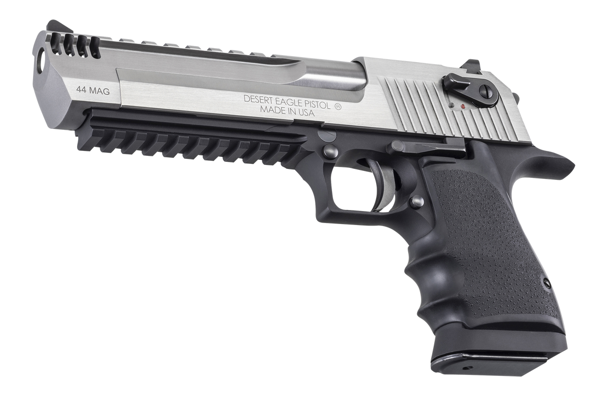 Magnum Research Desert Eagle Mark XIX L6 44 Rem Mag 6" 8+1 Semi-Auto Pistol - Black Aluminum Frame — view 3