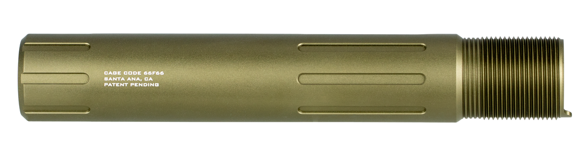 Strike Industries CARPRE AR Pistol Receiver Extension Buffer Tube Flat Dark Earth 7075-T6 Aluminum — view 3