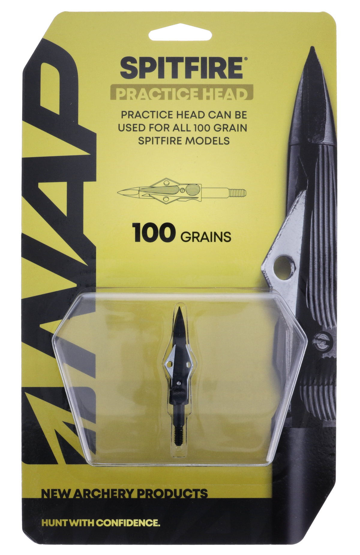 Walkers Game Ear Spitfire 100 gr Practice Broadhead - 1 Pack — view 3