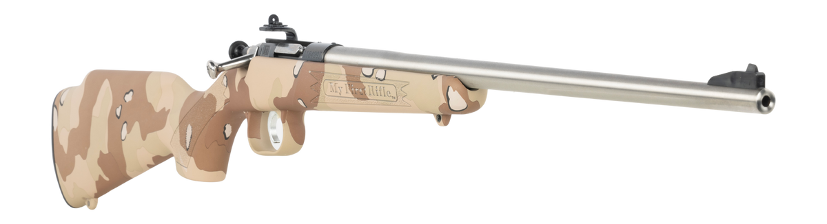 Crickett KSA2179 My First Rifle Gen2 22 LR 16.13" 1-Rd Bolt Action Rifle - Desert Storm Camo Stock — view 3
