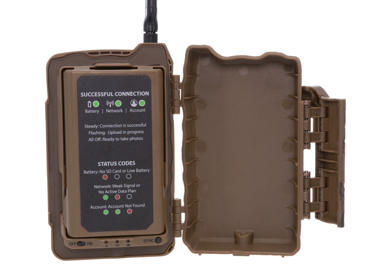 Muddy Matrix Dual Network AT&T/Verizon Cellular Trail Camera - 36MP Brown — view 3