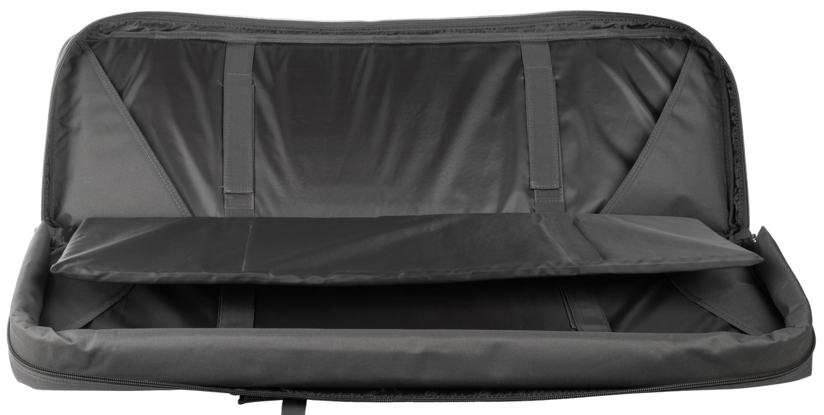 NcSTAR VISM Double Carbine Case 42" Urban Gray PVC Nylon - Foam Padded, Lockable Zippers, MOLLE — view 3