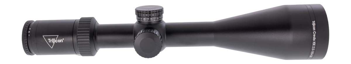 Trijicon Credo HX 2.5-10x56 30mm Tube BDC Hunter Holds SFP Riflescope - Satin Black — view 3