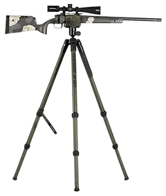 Bog-Pod DeathGrip Infinite Tripod Aluminum Black/OD Green 6.5"-59" Ball Head — view 3