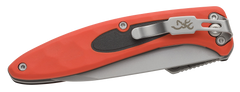 Browning Primal Scalpel 2 2.75" Folding Drop Point/Scalpel Plain Blade - Blaze Orange Handle — view 3