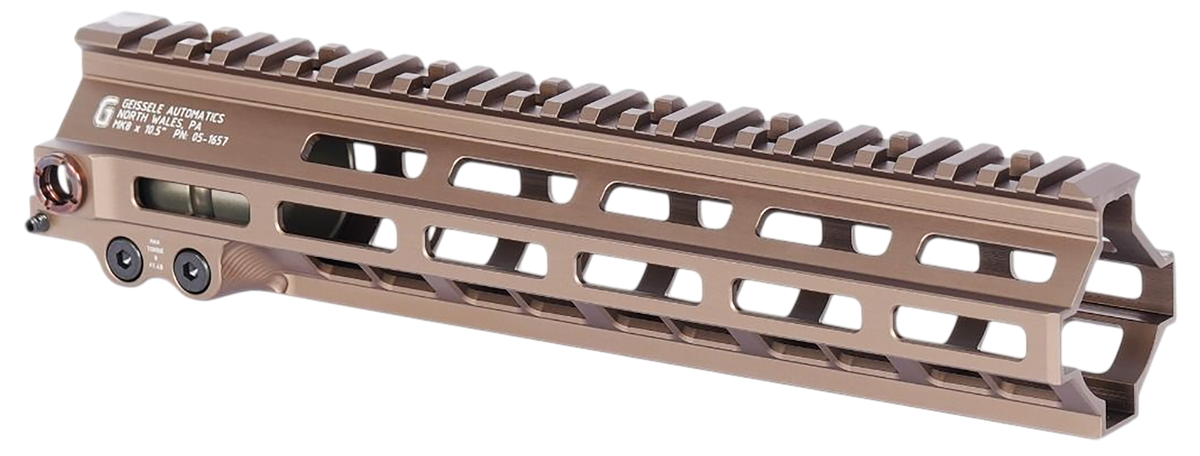 Geissele Automatics Super Modular Rail MK8 10.50" M-LOK AR-15 Handguard - Desert Dirt — view 3