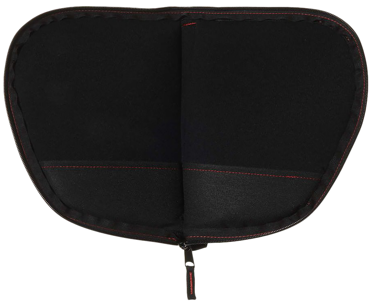 Allen 7738 Auto-Fit Handgun Case 9" Black/Red Endura Foam Padded Lockable Zipper — view 3
