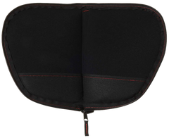 Allen 7738 Auto-Fit Handgun Case 9" Black/Red Endura Foam Padded Lockable Zipper — view 3