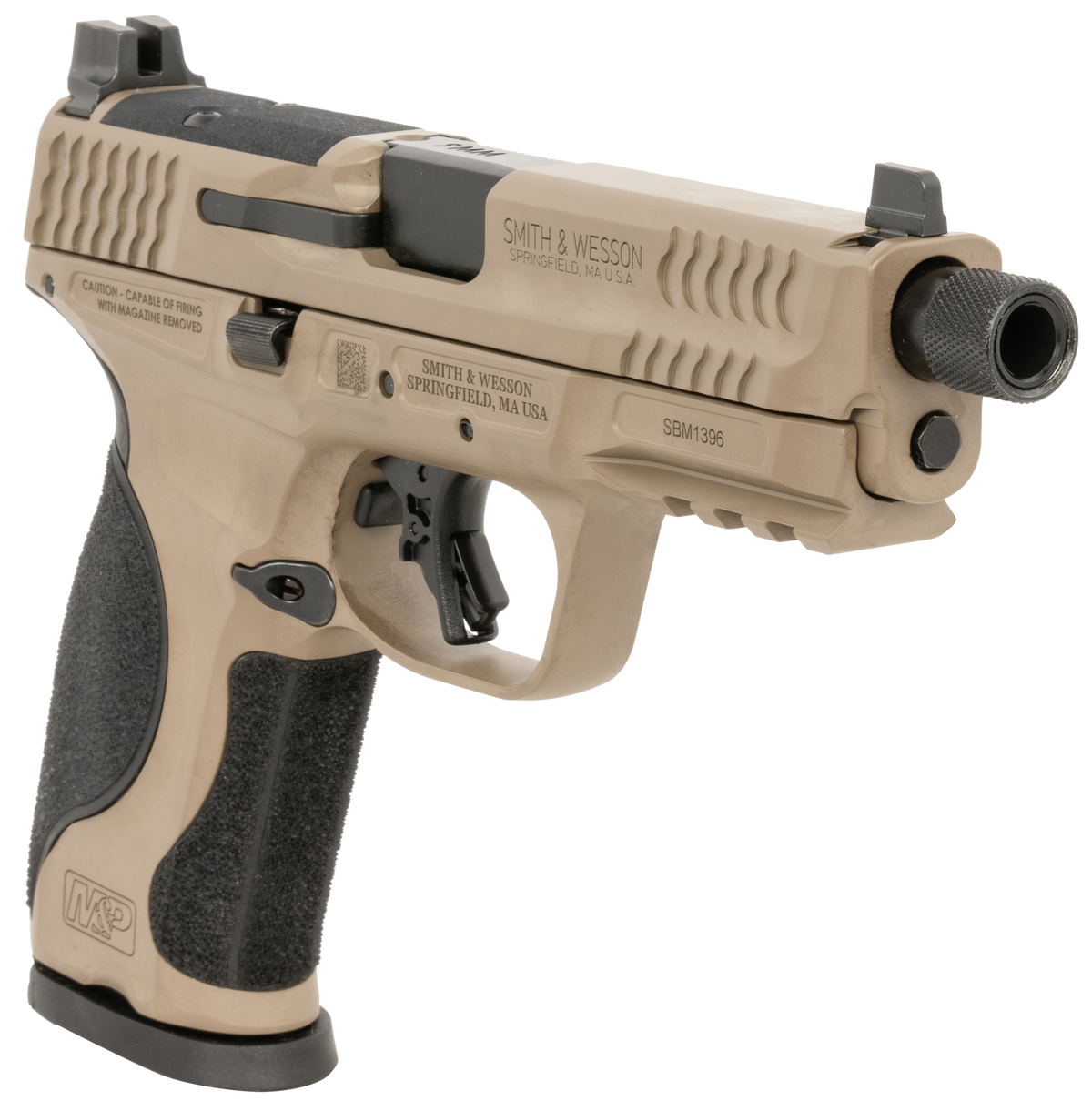 Smith & Wesson M&P9 M2.0 Metal 9mm Luger 4.625" 17+1 FDE Semi-Auto Pistol — view 3