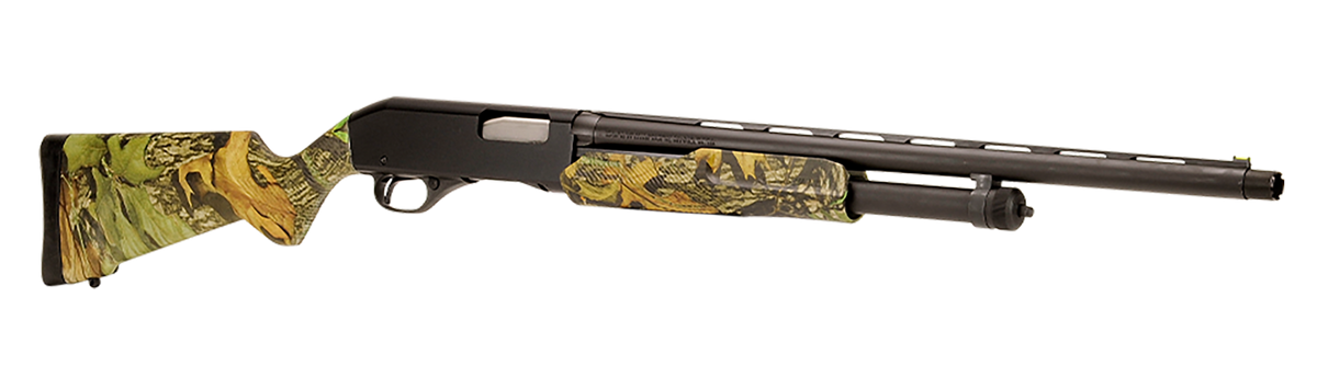 Stevens 320 Field Compact 12 Gauge Pump 3" 5+1 22" Mossy Oak Obsession Synthetic Stock — view 3