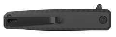 Outdoor Edge Peleus 3.10" Folding Clip Point Plain 8Cr13MoV Black Oxide G10 Handle Knife — view 3