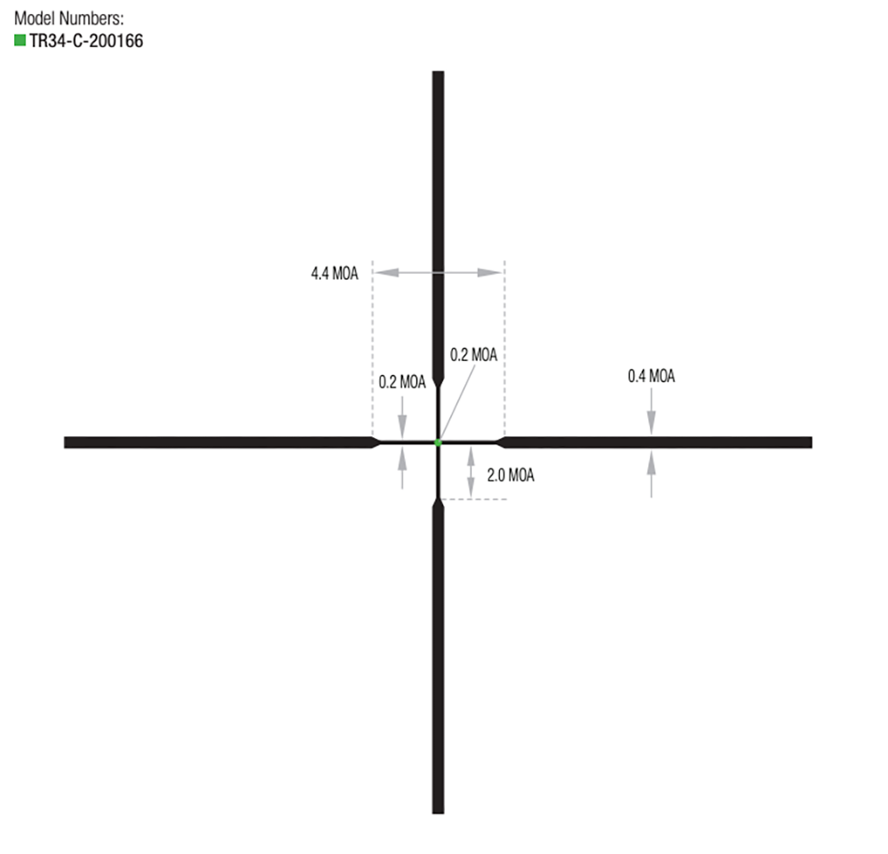 Trijicon AccuPoint 3-18x50mm 30mm Tube Illuminated Duplex Green Dot Riflescope - Satin Black — view 3
