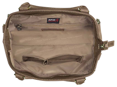 Kingport Industries GTM-CZY/51 Town Tote Brown Leather Concealed Carry Bag — view 3